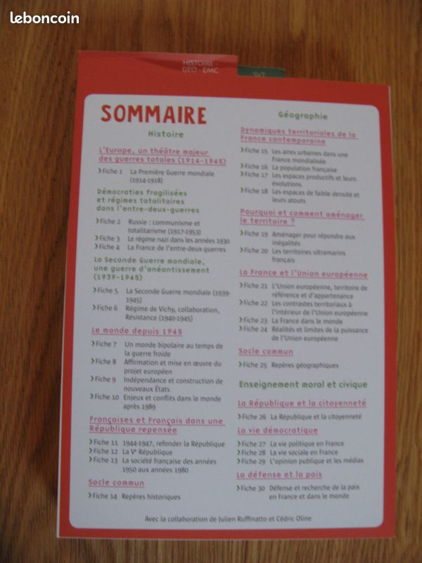 Ma boîte à… fiches de révision du brevet des collèges DNB (mb95) (image 7)
