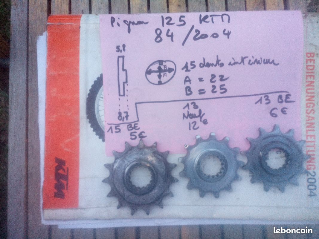 Pignon KTM (image 1)