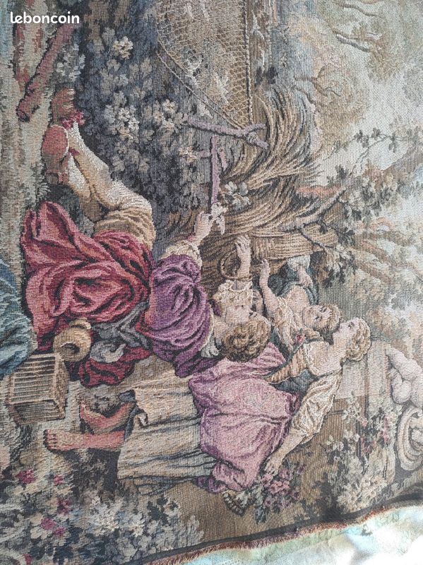 Tapisserie Murale Ancienne – Multicolore – Style Générique – Occasion
