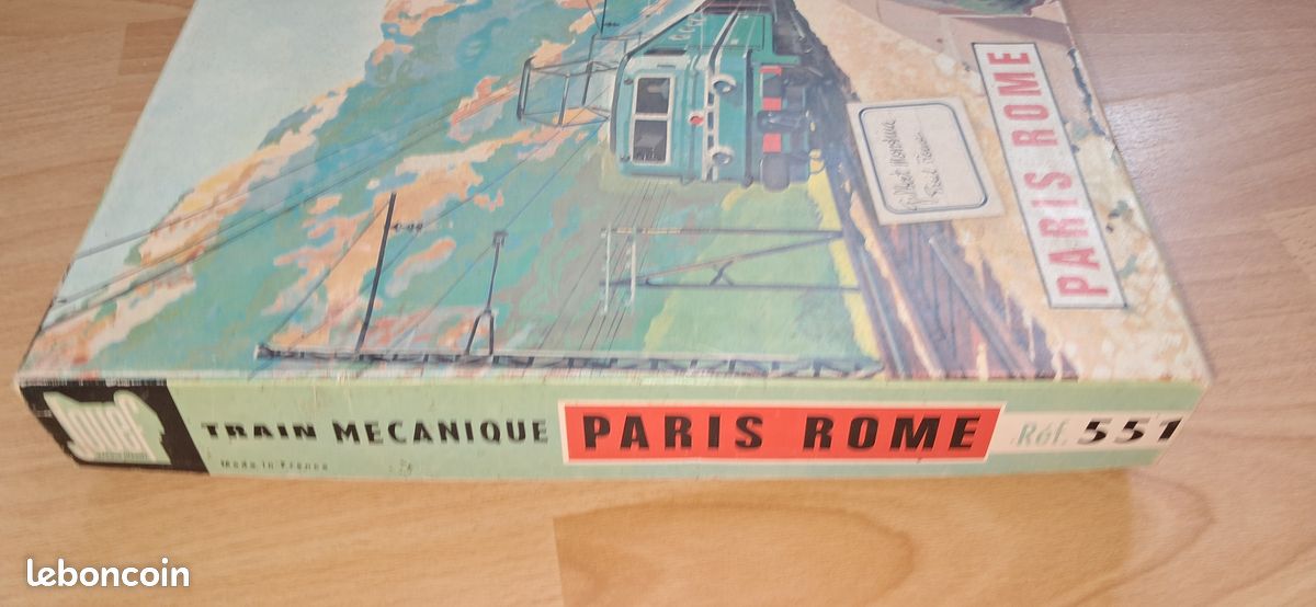 Coffret JOUEF HO Paris-Rome Avec Locomotive BB 9004 - Bon état, Occasion Pour Collection !
