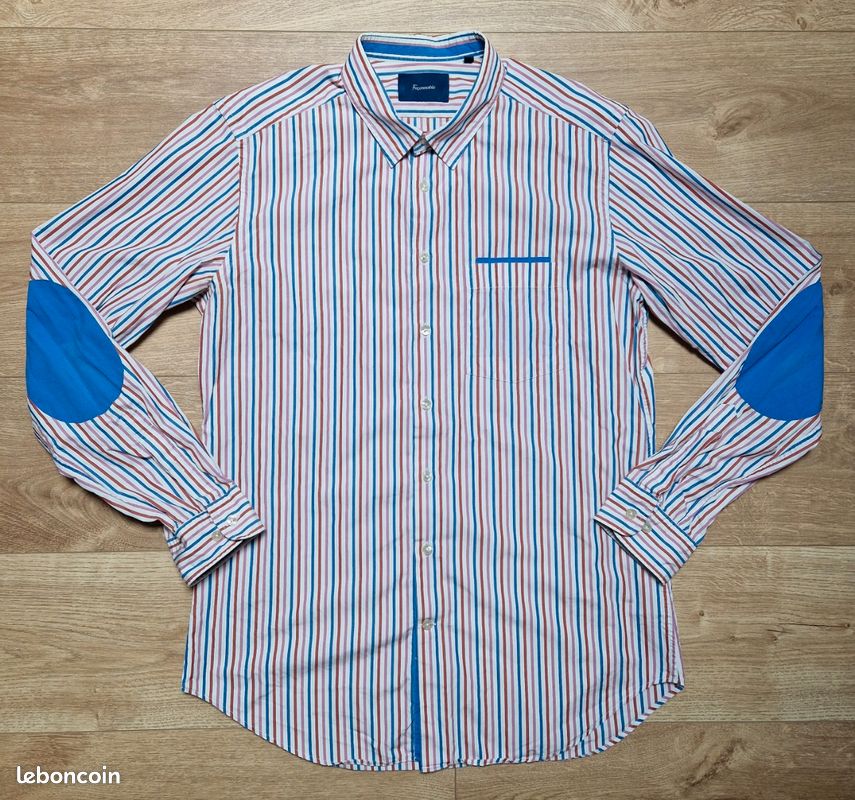 Chemise Rayures Chemise Faconnable Femme Chemise Manches Longues A