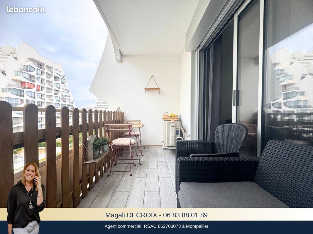 Appartement 1 pièce 25 m² · à La Grande-Motte · 25 m² · 649 €/mois