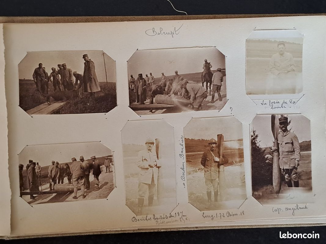 GUERRE 14-18 - ALBUM de 158 PHOTOS ORIGINALES - Plusieurs Régiments d'Infanterie: 40è,15è, 116è, 7è, 6è (image 14)