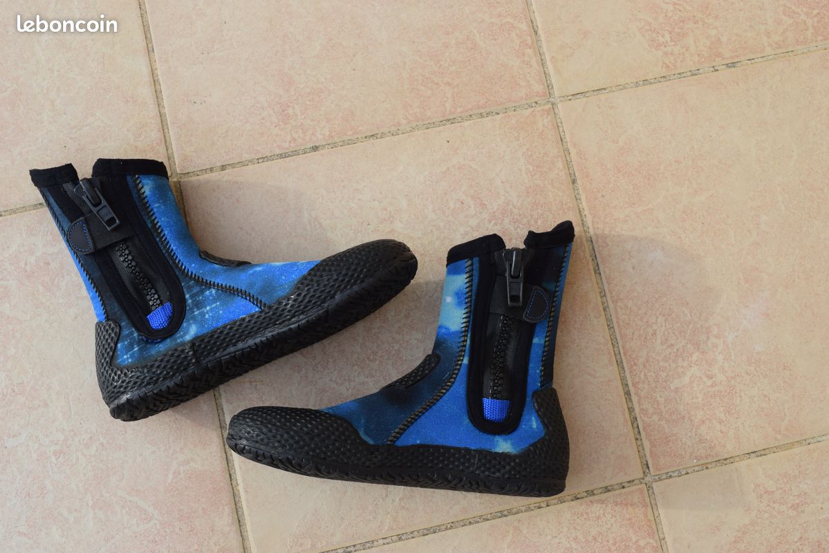 Bottes De Plongée Aqua Lung Manta 5 Mm - Pointure 11 Homme - NEUVES