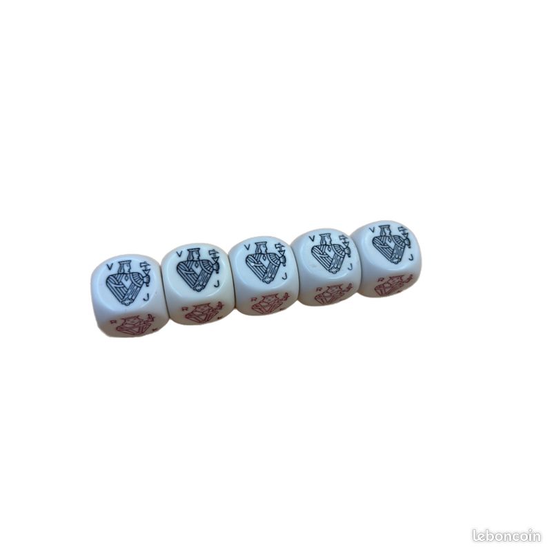 Lot De 6 Dés D6 25 Mm – Grands Dés Standard, Coins Arrondis, Pour Jeux De Société