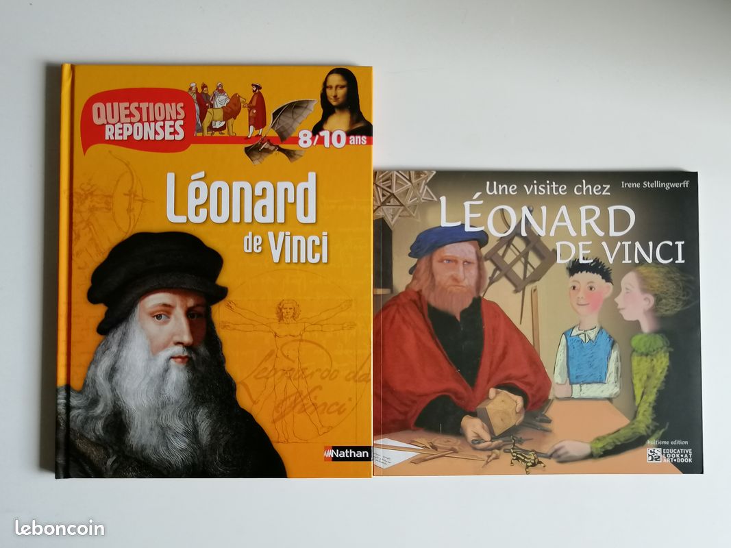 Livre jeunesse une Visite chez Léonard de Vinci (image 1)