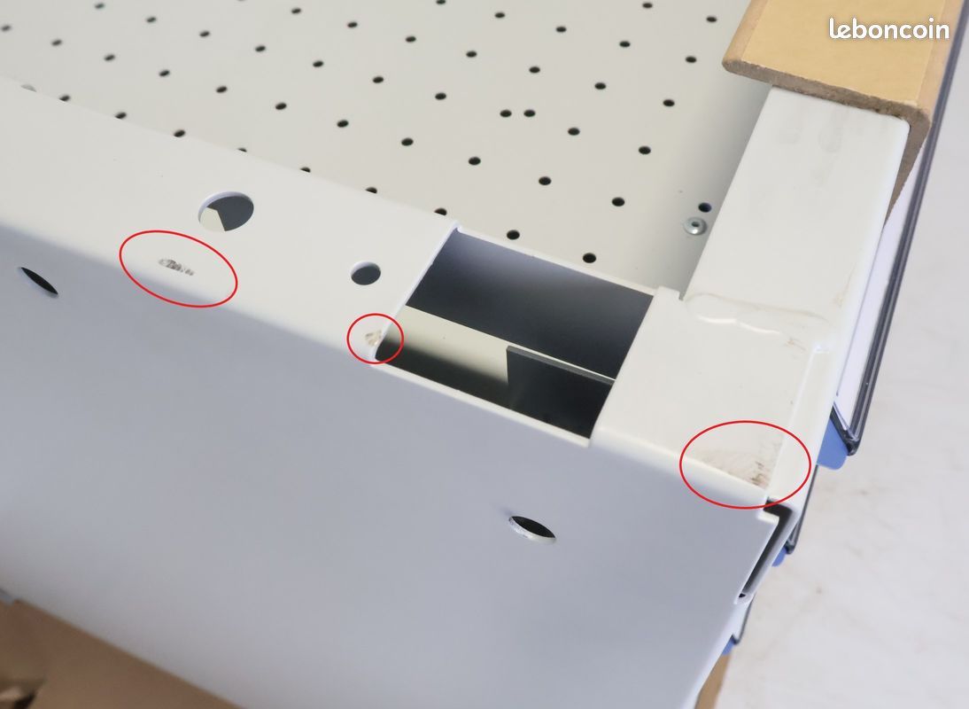 Établi d'Atelier Fixe Sans Plateau KIND Modul 100 Avec Tiroirs - A031889 - NEUF (image 5)
