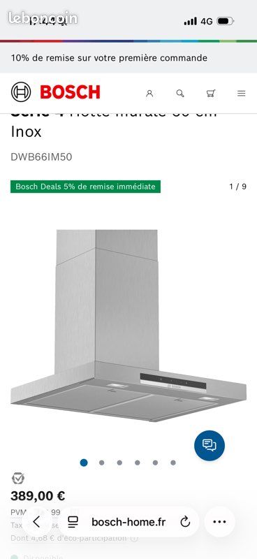 Hotte de cuisine bosch (image 1)