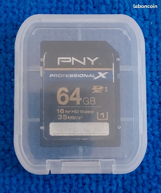 Carte Mémoire PNY 64 Go – Classe 10 – Stockage Photo/video Rapide Et Fiable