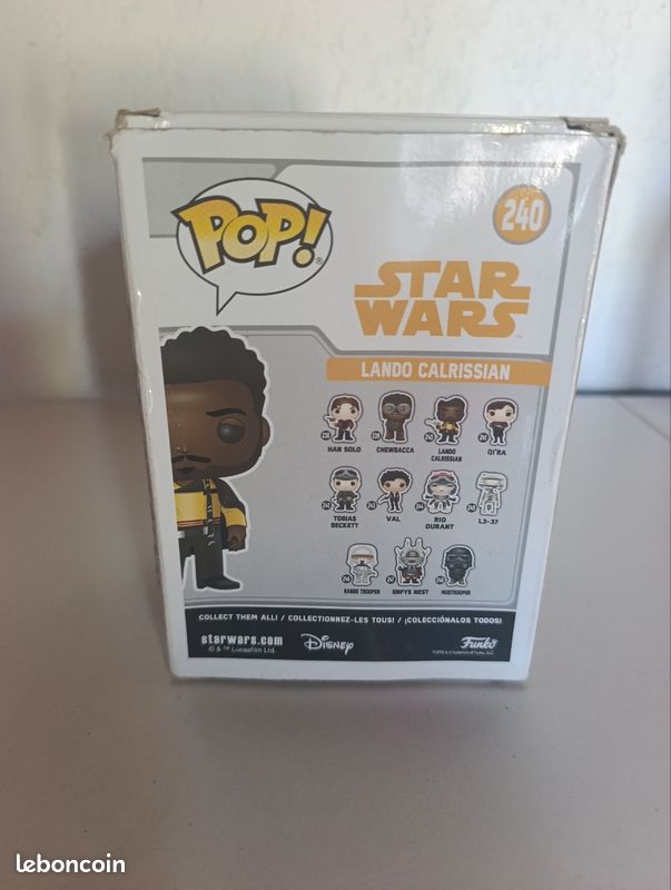 Figurine Funko POP Star Wars #240 — Lando Calrissian (Solo: A Star Wars Story) (image 4)