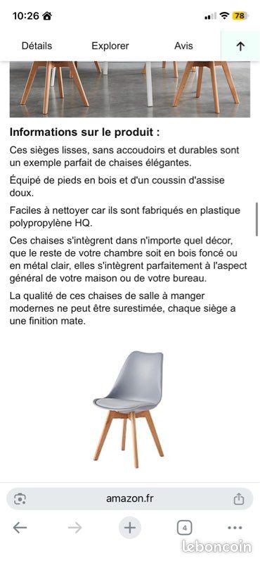 Chaises design scandinaves (image 15)