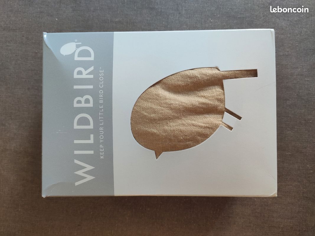 écharpe de portage Wildbird en lin bio goldie (image 2)
