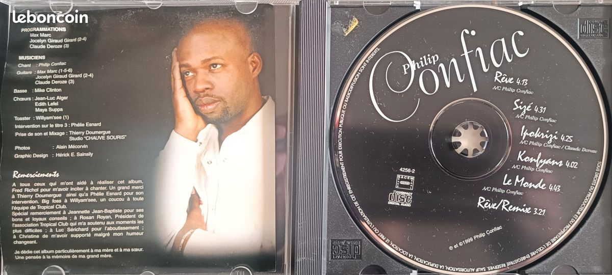 CD Philip Confiac "Rêve" (image 2)