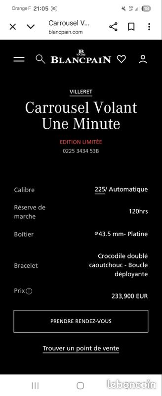 Blancpain carrousel platine (image 5)
