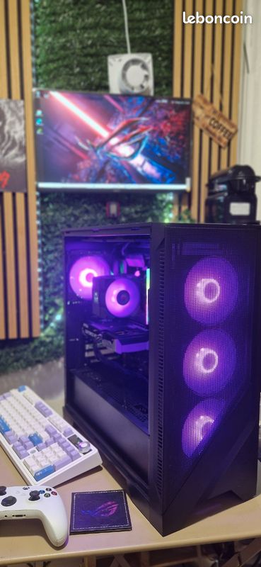 PC Gamer Neuf - Ryzen 5 5600X + RTX 5060 8Go - Full RGB Premium (image 3)