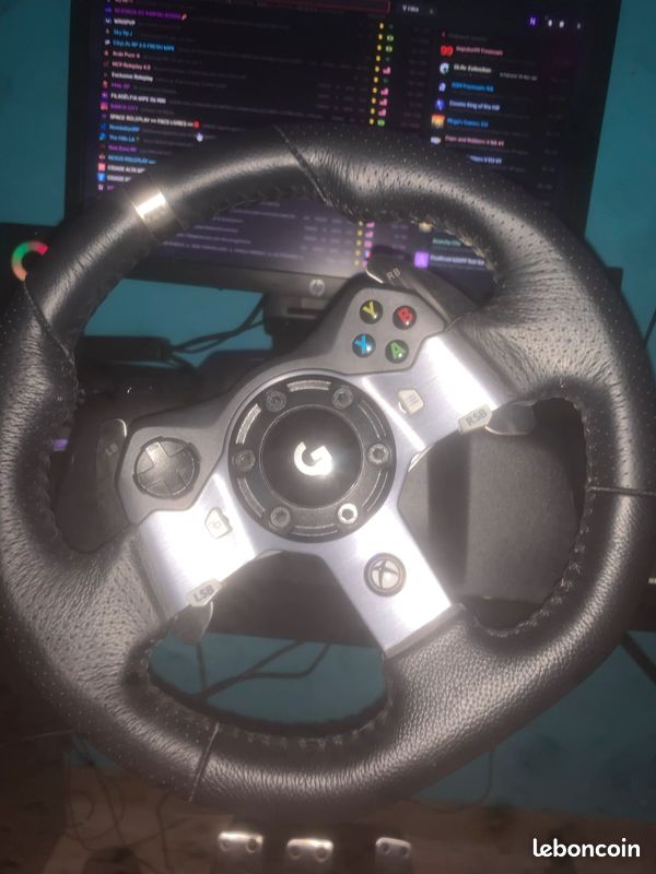 Volant Pc et xbox logitech g920 + pédalier + levier de vitesse Jeux vidéo