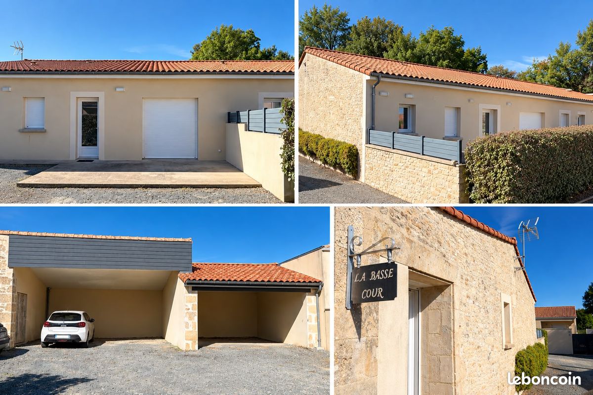 Maison 5 pièces 98 m² · à Cherveux · 98 m² · 830 €/mois