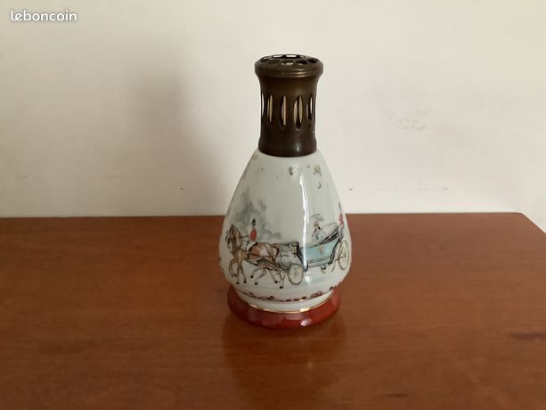 Ancienne Lampe Berger Décor Carrosse - France, Années 1980 - Bon état