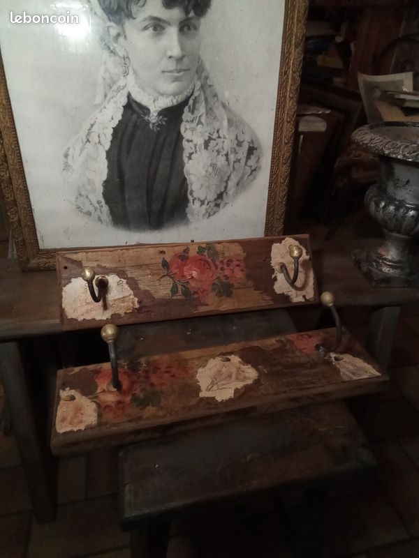 Lot de 2 porte manteaux anciens (image 6)