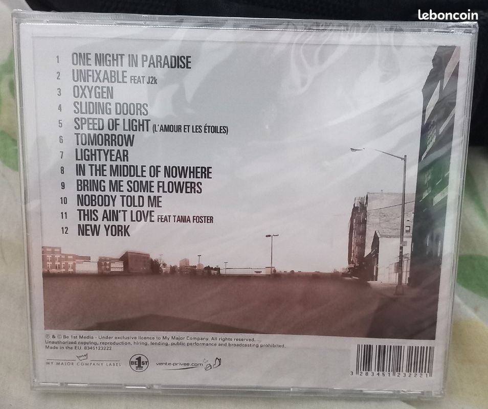 Vends CD Baptiste Giabiconi Oxygen et CD Charlie Puth Voicenotes (image 2)