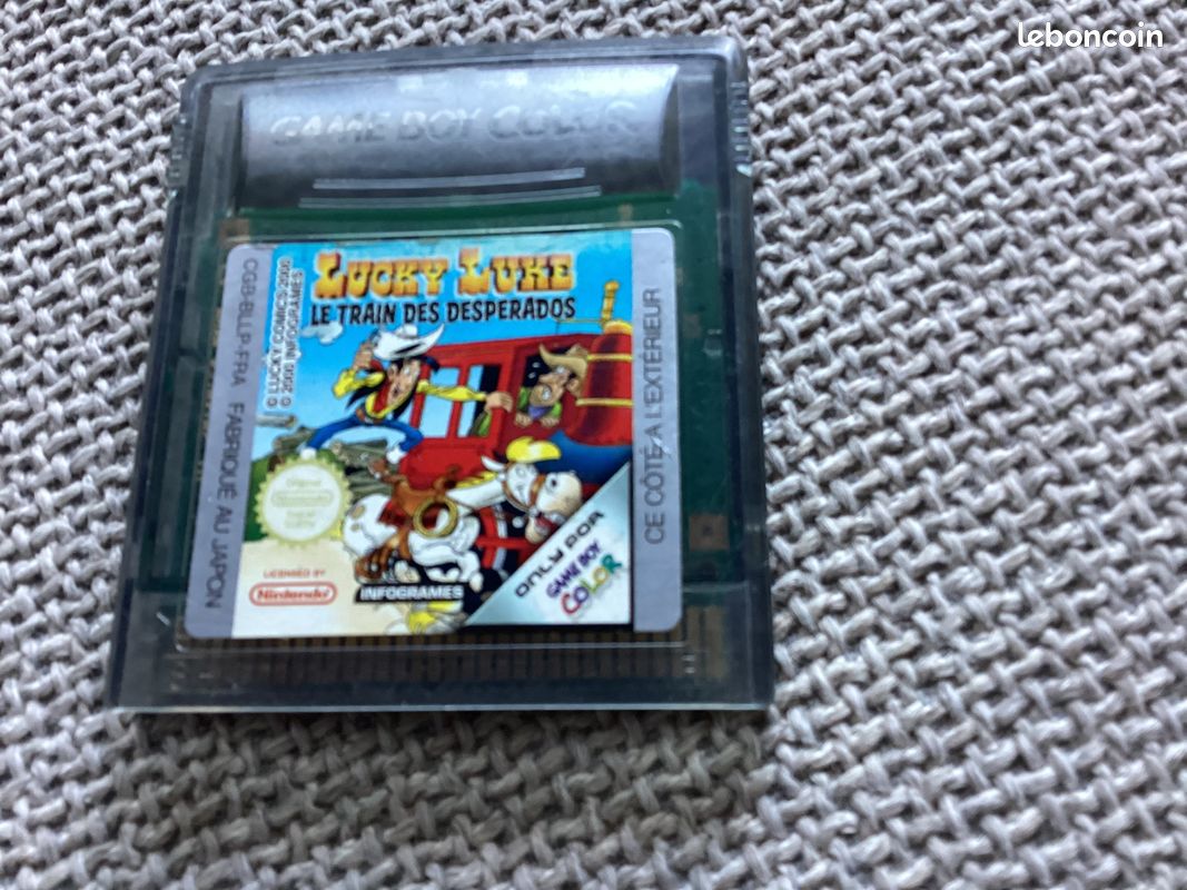 Jeu Game boy color Lucky Luke Le train des desperados (image 1)