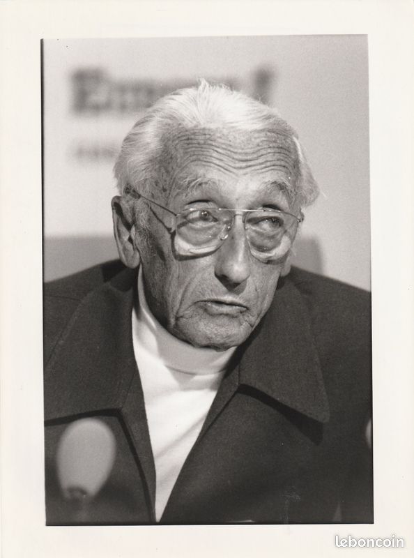 Vraie photo de presse Commandant Jacques-Yves Cousteau 9 avril 1989 (image 3)