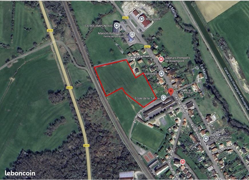 Terrain 1234 m² · à Rolampont · 1 234 m² · 168 000 €