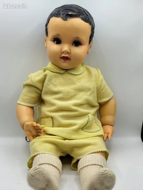 Poupée Française SFBJ 1950 – Yeux Dormeurs 50 Cm – Très Bon état