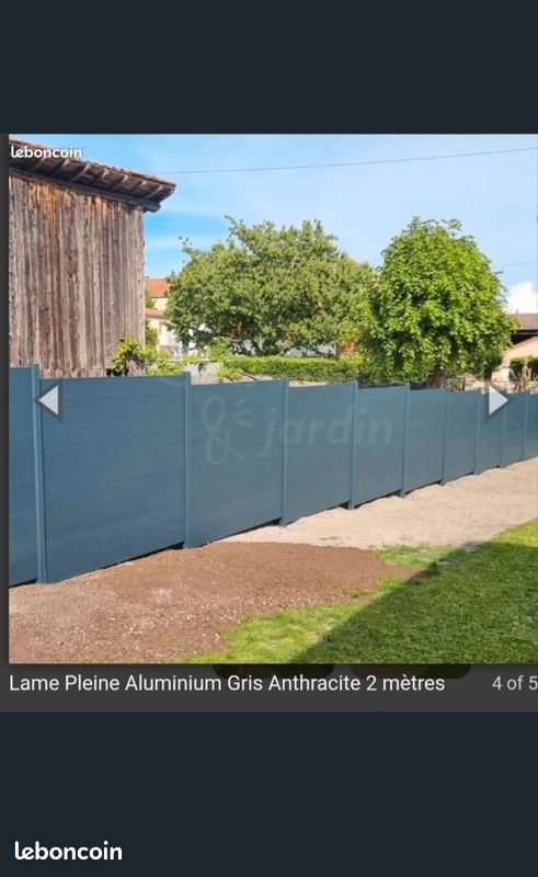 Clôture gris anthracite (image 2)