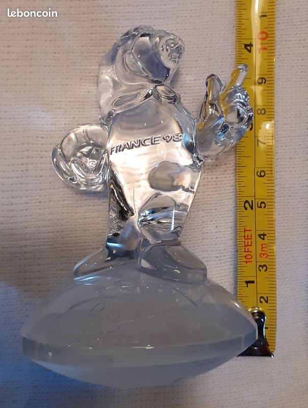 R.LALIQUE GRAND MOINEAU en cristal dépoli Signé Sparrow Bird EUR 75,00