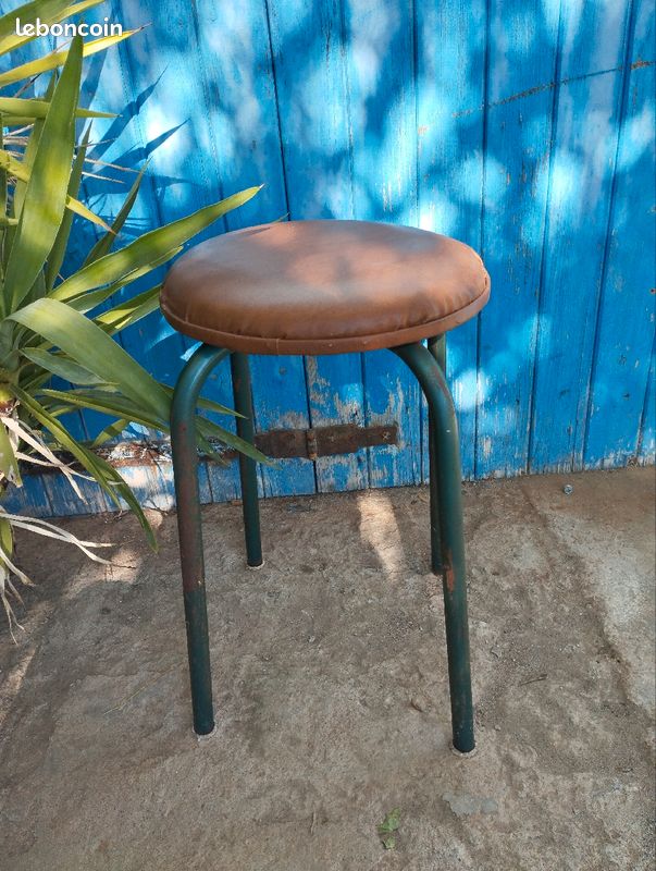 Tabouret tube vintage (image 1)