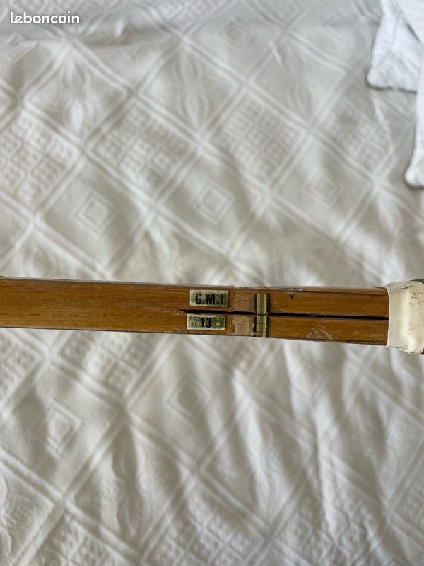 Raquette De Tennis Vintage GAUTHIER OVERCOME En Bois - Années 50 - Avec Housse Et Presse