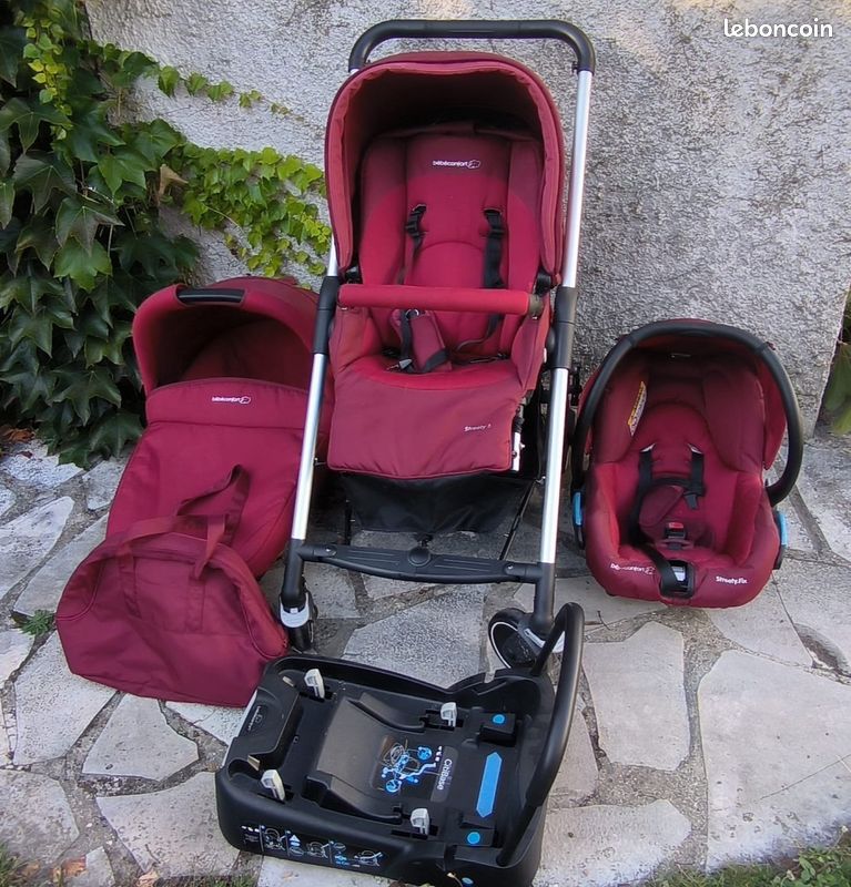Poussette Trio Bébé Confort Streety 3 Robin Red (image 1)