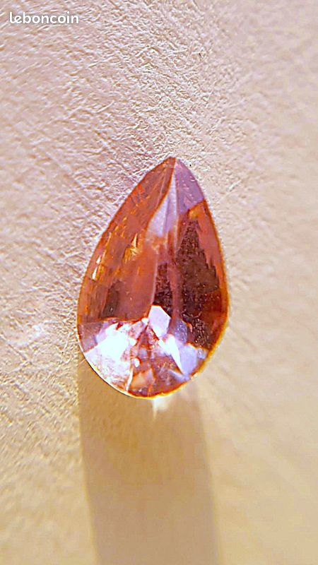 Saphir Rose/Violet clair naturel 💎 – 0,25 ct – Madagascar (Ilakaka) (image 1)