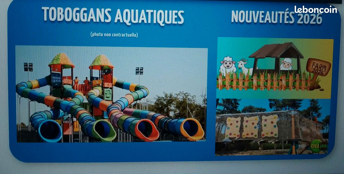 Location mobil-home trois chambres Charente Maritime proche de la Palmyre/Royan (image 1)