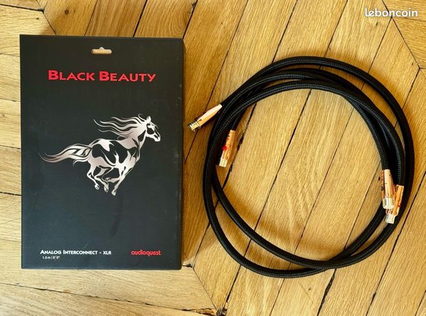 Câble XLR Alef Assoluto Black Series – 1,2 Mètre, Occasion