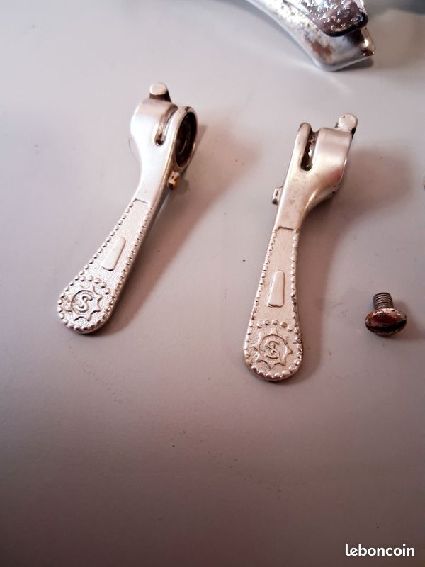 Groupe De Dérailleur Simplex Super SLJ – Argent – Grande Chape – Vintage France