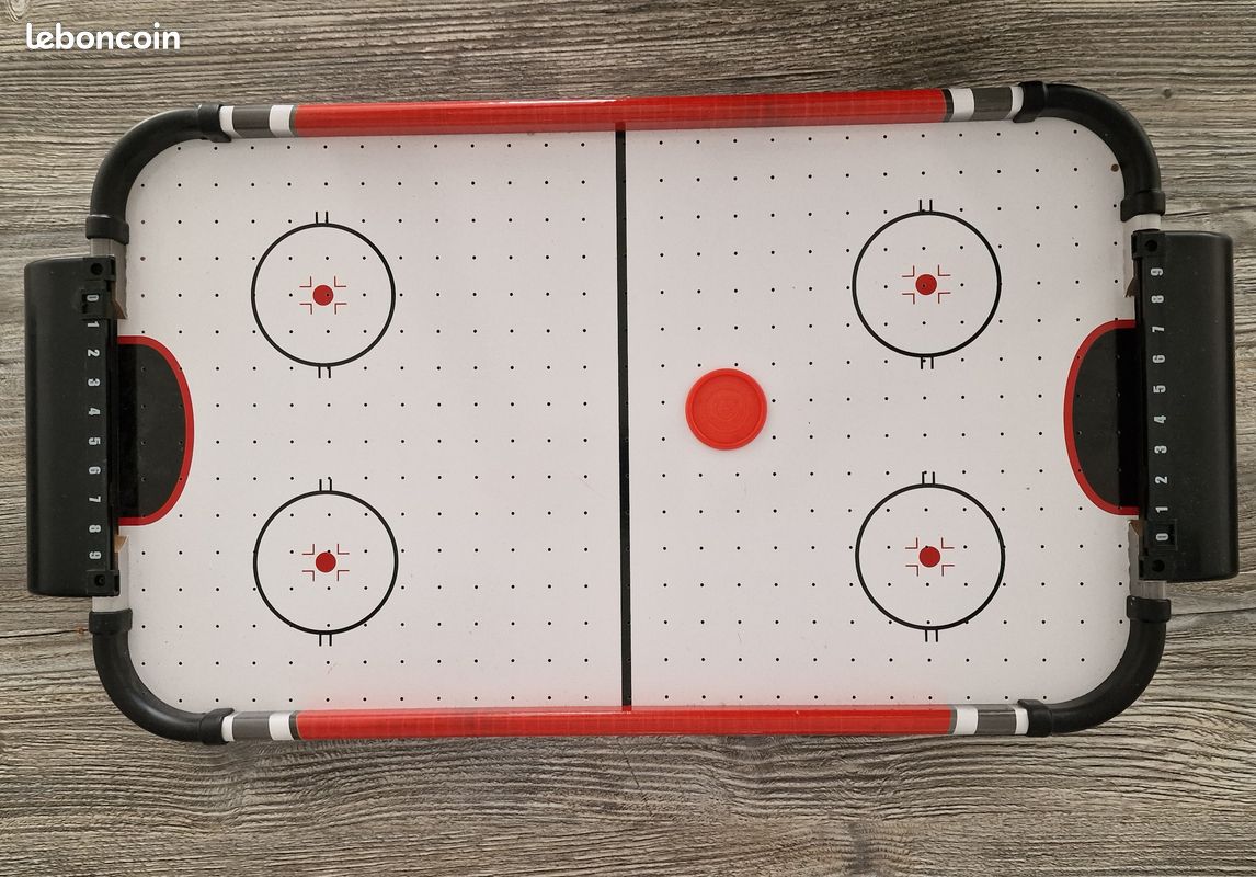 Lot De 4 Palets De Hockey Sur Air - Accessoires De Rechange Bleu Ou Rouge - Diamètre 7.5 Cm, Épaisseur 6 Mm - Idéal Pour Tables De Jeu