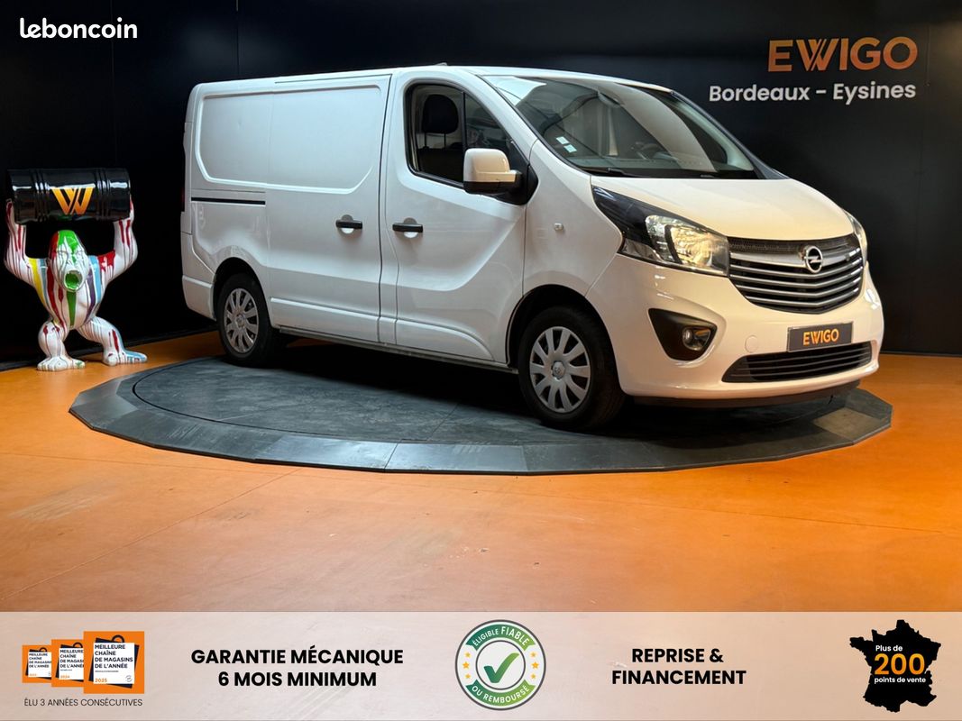 Opel vivaro vu fourgon 1.6 cdti bi-turbo 125 l1h1 ecoflex pack plus clim start-stop / gps / camera / mains-libre (image 1)