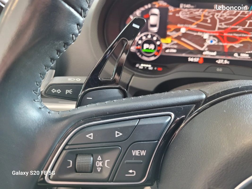AUDI A3 BERLINE 35 TFSI CoD 150 S tronic 7 Design Luxe + VOLANT SLINE / S-LINE + SIEGES CUIR + ATTELAGE + ENTRETIEN AUDI (image 20)