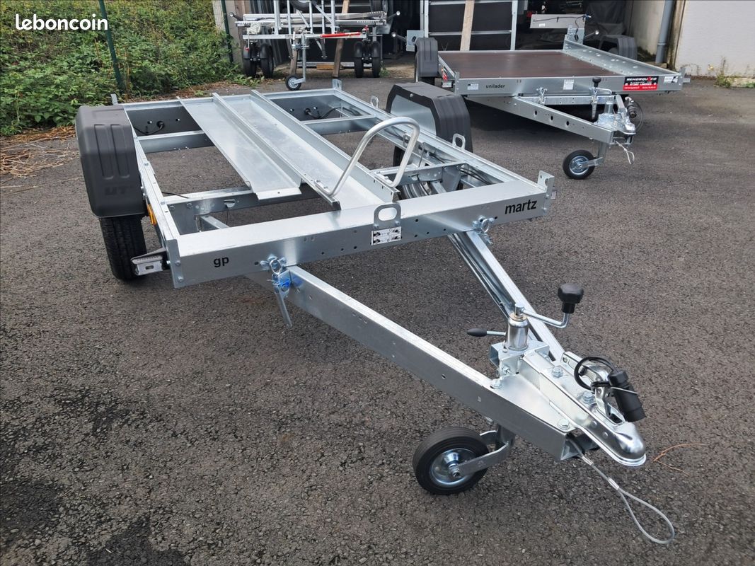 Remorque PORTE MOTO 500/750 kg 1, 2 et 3 RAILS 16 (image 5)