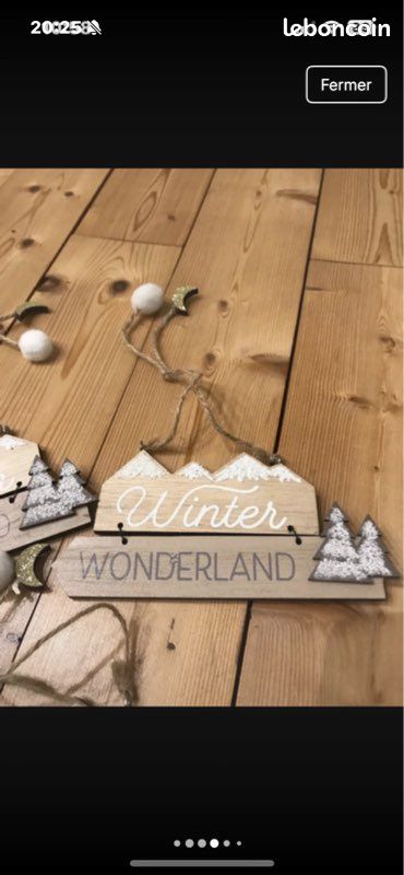 3 décorations de Noël neuves Maisons du Monde proche de Moreuil (image 4)