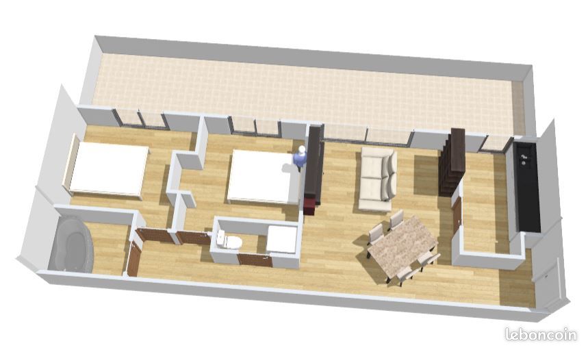 Appartement 3 pièces 60 m² · à Argelès-sur-Mer · 60 m² · 810 €/mois