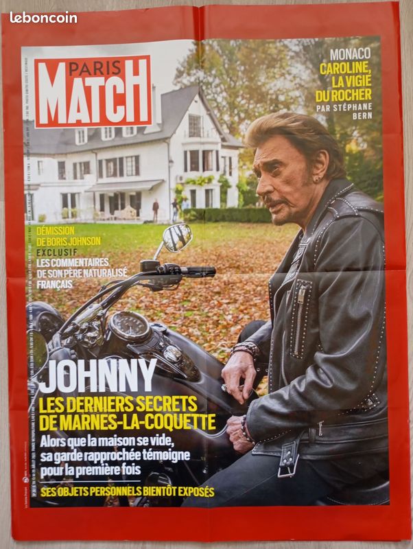 JOHNNY HALLYDAY = Poster 2 Pages 1979 / Clipping EUR 5,00 - FR