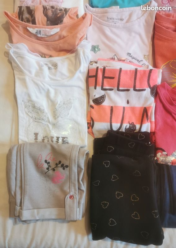 Lot de 40 vêtements fille 6 ans (image 2)