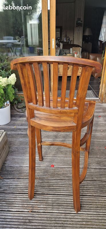Chaises bois exotique (image 4)