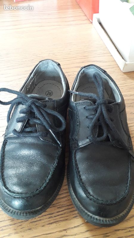 Mocassins garçon 26 noir cérémonie (image 1)