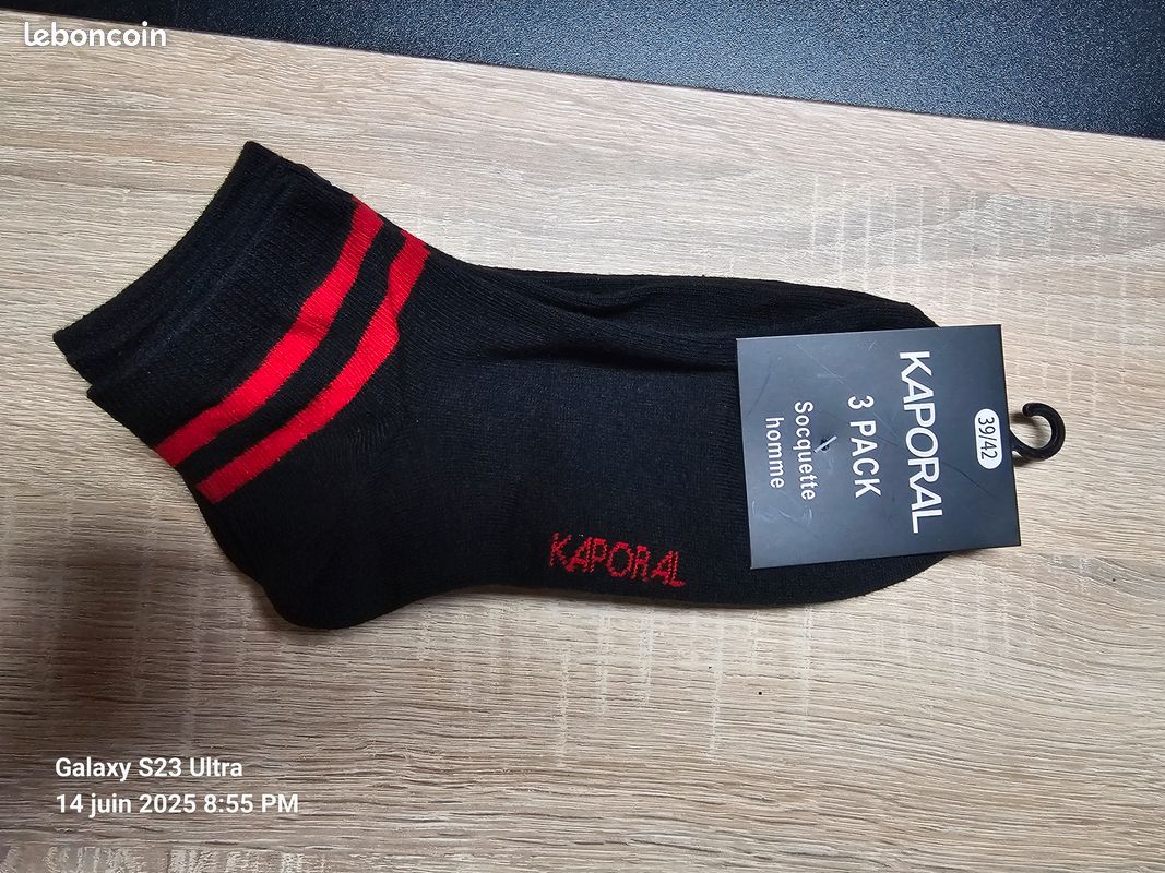 Lot de chaussettes Kaporal 43-46 - Vêtements