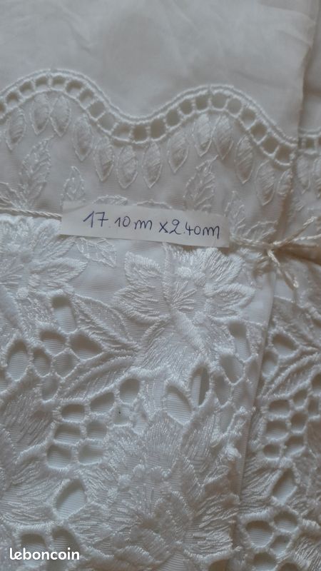 Yulakes - Rouleau de ruban en dentelle - Broderie perlée - Extensible