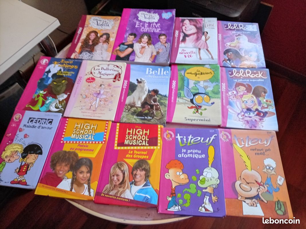 Lot de 14 livres bibliothèque rose (image 1)